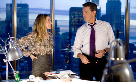 Sarah Jessica Parker and Pierce Brosnan in I Don't Know How She Does It.