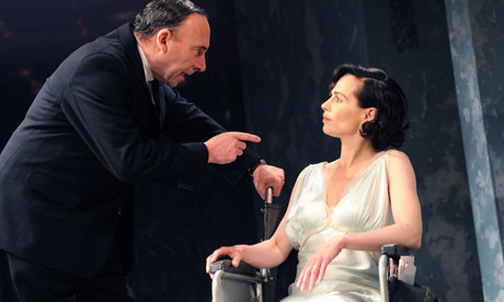 Antony Sher and Tara Fitzgerald in Broken Glass Photograph Tristram Kenton