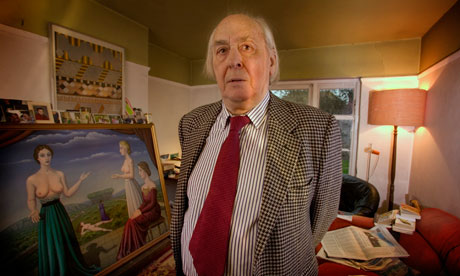 The late JG Ballard at home