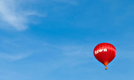 Colourful hot air balloons 