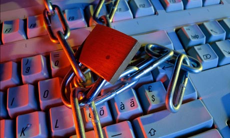 locked computer keyboard