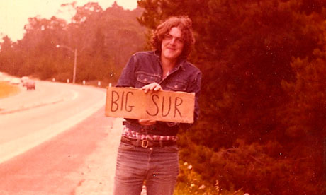 Mark Ellen in June 1977 as he hitchhiked with his girlfriend to Big Sur in California.