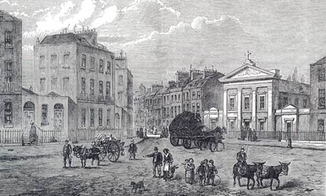 Somers Town in London circa 1850.