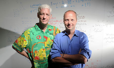 Computer scientists Peter Norvig and Sebastian Thrun