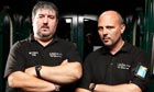 Len Harrhy and Richard Davis in Channel 4's Bouncers.