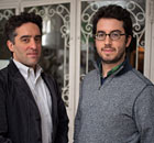 Nathan Englander (left) and Jonathan Safran Foer