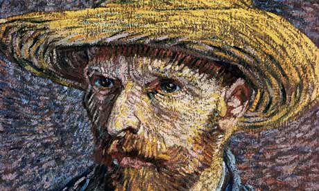 Self-Portrait with Straw Hat by Vincent van Gogh notes and queries