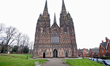 Lichfield Cathedral - furthest from the sea?