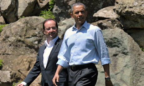 Germany isolated over euro crisis plan at G8 meeting in Camp David ...