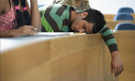 Student Asleep