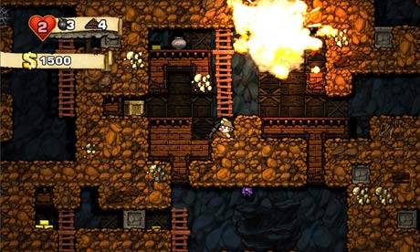 Indie platformer Spelunky