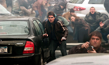 Tom Cruise in Spielberg's War of the Worlds (2005). 