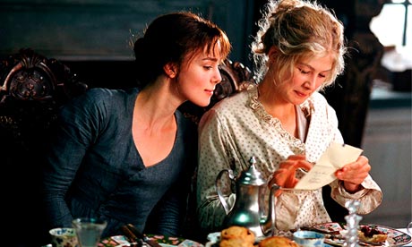 Keira Knightley and Rosamund Pike in Pride and Prejudice (2005)