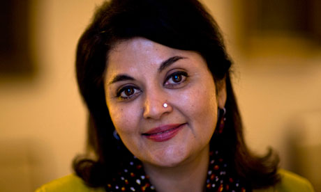 Kishwar Desai at the Oxford literary festival, 2010.