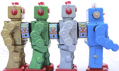 Robots in Conga Line
