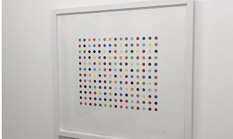 Damien Hirst paintings stolen