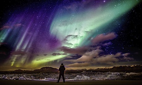 Aurora Borealis or Northern Lights, Iceland 