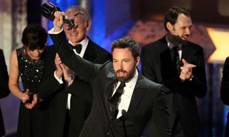 Ben Affleck gets a gong for Argo at the SAG awards in LA.