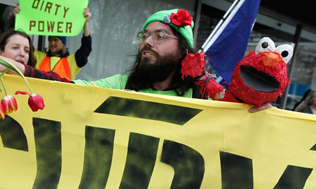 Occupy Wall Street protesters in New York, March 2012.