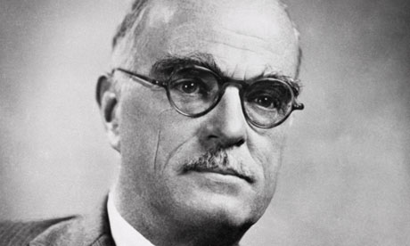 Portrait of American novelist Thornton Wilder