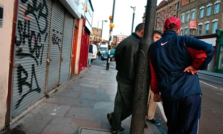 Algerian immigrants in Finsbury Park, north London.