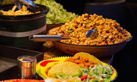 Food stalls at Camden Market.