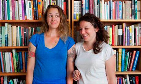 Emily Gould, left, and Ruth Curry of independent ebook shop Emily Books.