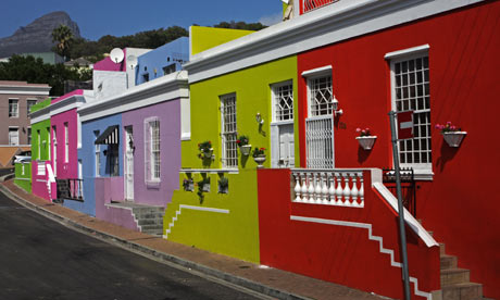 Bright coloured houses