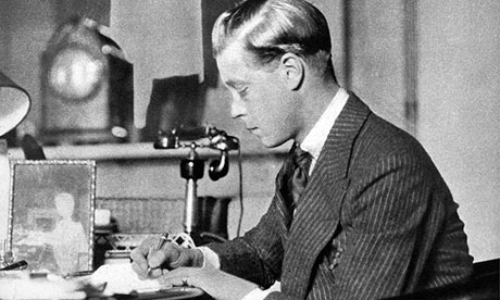 King Edward VIII at work, 1936.