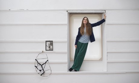 Linder Sterling at her studio in St Ives, Cornwall