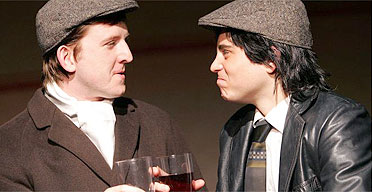 Tom Goodman-Hill and Kevin Bishop in Pete and Dud: Come Again, The Venue, London