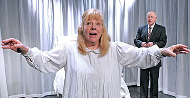 Anna Calder-Marshall and Niall Buggy in A Kind of Alaska