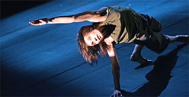 Julie Guibert in Transmission by Russell Maliphant Company, Sadler's Wells, London