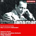Tansman, Symphonies