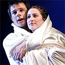 Rupert Evans as Romeo and Morven Christie as Juliet at RSC, Stratford-upon-Avon