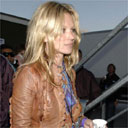 Kate Moss, backstage at the O2 Wireless Festival, June 2006, at Hyde Park, London.
