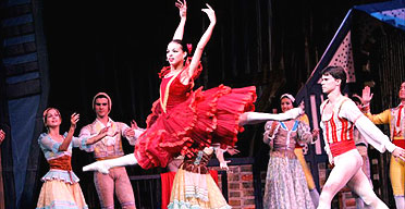 ViengsayValdes and Joel Carreno in Ballet Nacional de Cuba's Don Quixote, Sadler's Wells, London