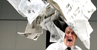 Roger Allam in Pravda, Chichester Festival Theatre