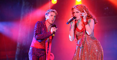 Scissor Sisters on stage at Trafalgar Square