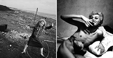 Helen and her hula-hoop, by Chris Killip and Gerdy/Gretel, by Christer Stromholm, part of In the Face of History show