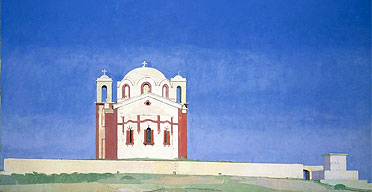 Euan Uglow: Church by the Sea, Chlorakas, Cyprus 1980