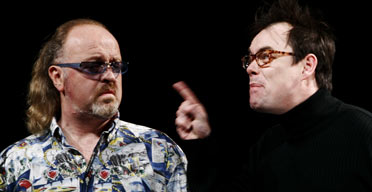 Kevin Eldon and Bill Bailey in Pinter's People at the Theatre Royal , Haymarket