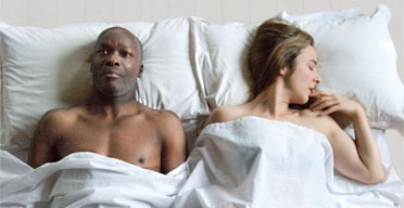 Leo Wringer and Saskia Portway in Othello at the Tobacco Factory, Bristol