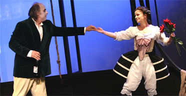 Johannes Flaschberger and Hayley Carmichael in Casanova, West Yorkshire Playhouse