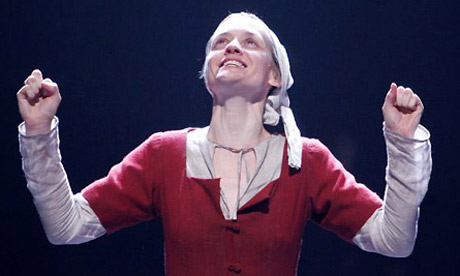 Anne-Marie Duff as Saint Joan, National Theatre