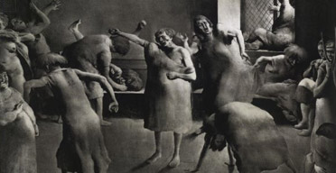 George Bellows, Dance in a Madhouse (1917), from the British Museum's The American Scene exhibition