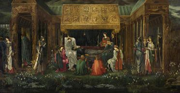  The Sleep of Arthur in Avalon by Edward Coley Burne-Jones