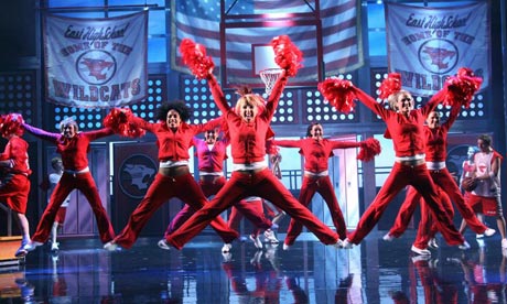 Cheerleaders in High School Musical, the stage show