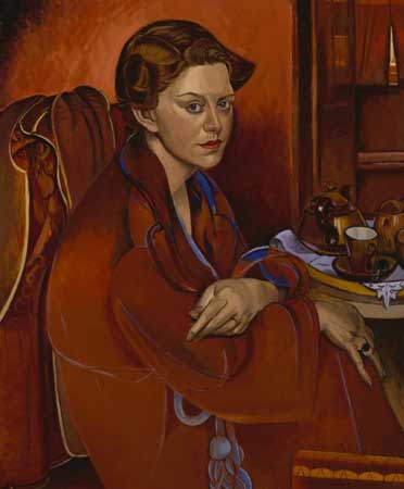 Froanna (Portrait of the Artist’s Wife) by Percy Wyndham Lewis, 1937