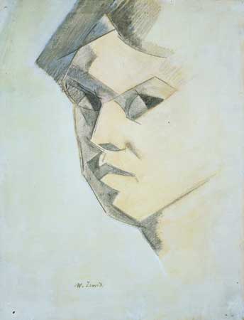 Self-Portrait by Percy Wyndham Lewis, 1911